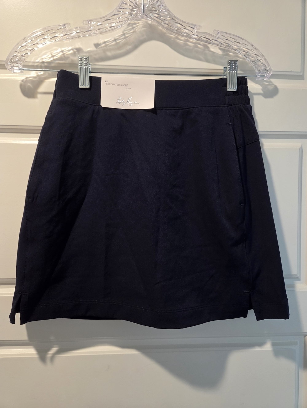 Lady Hagen Navy Blue Perforated Skort XS Nwt